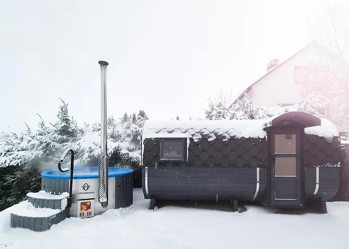 Feriehus Luxus-ferienhaus Mit Sauna, Hot Tub Und Grandiosem Panorama *