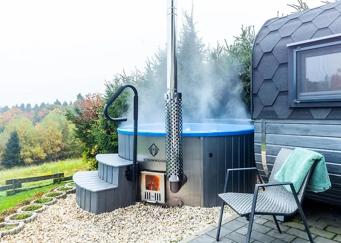 Feriehus Luxus-ferienhaus Mit Sauna, Hot Tub Und Grandiosem Panorama *