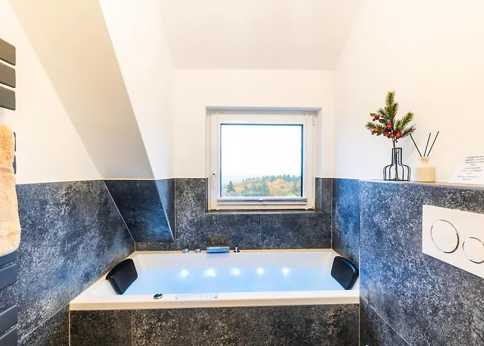 Luxus-ferienhaus Mit Sauna, Hot Tub Und Grandiosem Panorama Сasa de vacaciones Winterberg